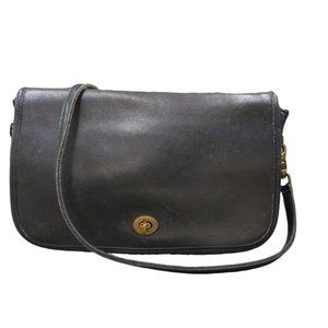 Vintage Coach Convertible Clutch Glove Tanned Leather Crossbody Bag 1980s Purse